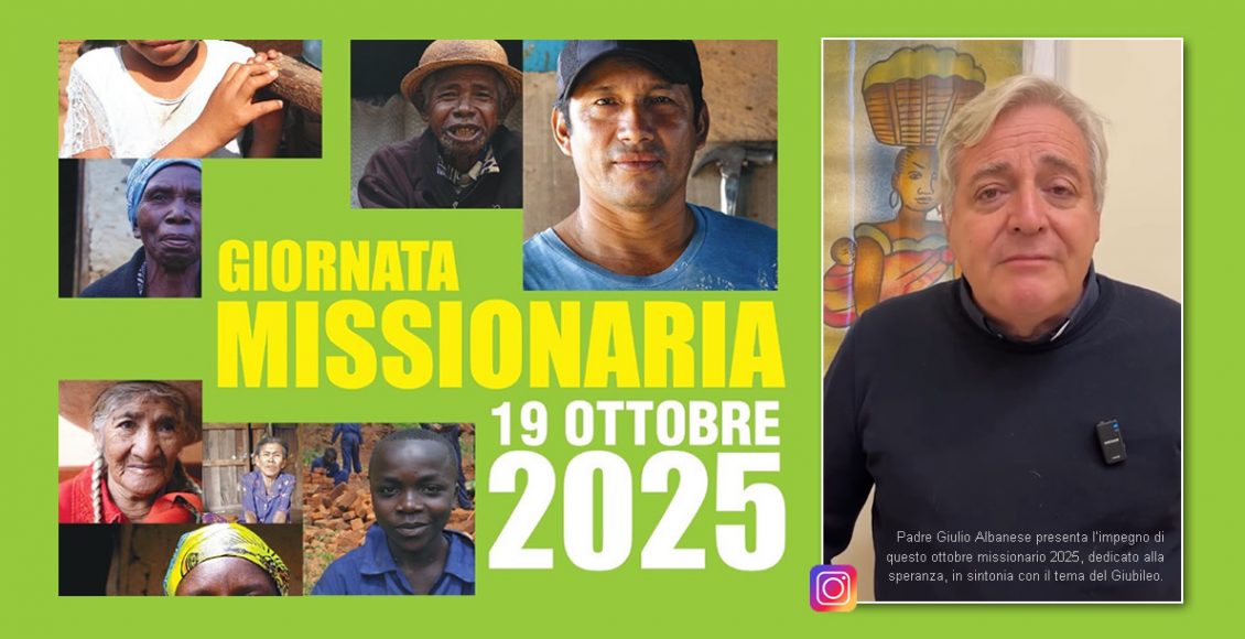 giornata missionaria 2025, padre albanese