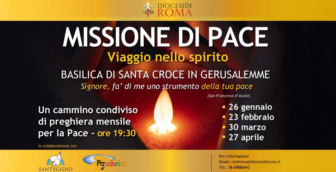 cammino missione di pace, febbraio 2026