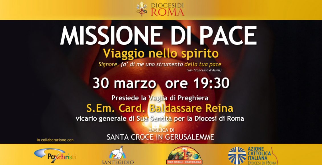 cammino missione di pace, marzo 2026