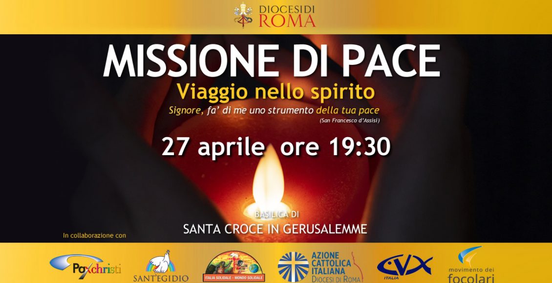 cammino missione di pace, aprile 2026