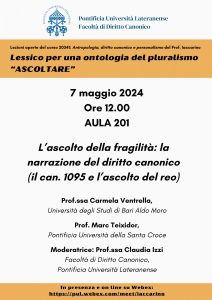 Lezioni aperte PUL 7 maggio 2024