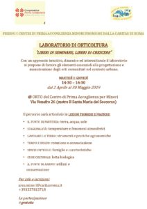 orticoltura: il programma del corso - utsroma.it