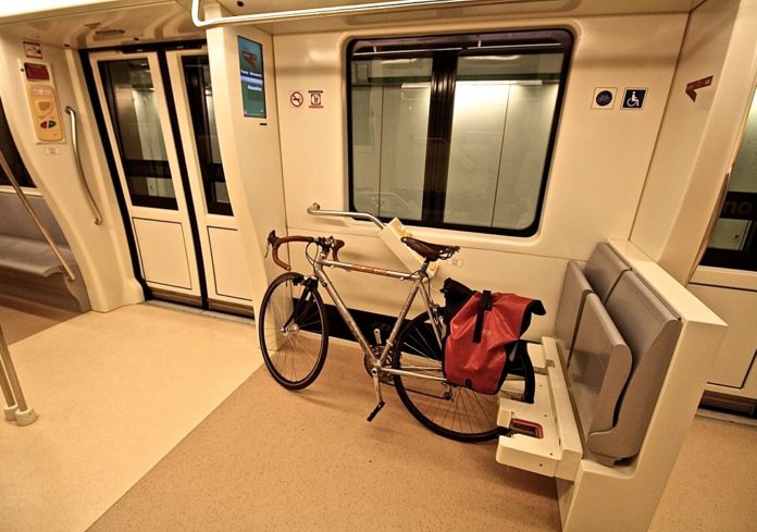 Bici sulla Metro C